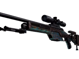 SSG 08 | Azure Glyph (Battle-Scarred)